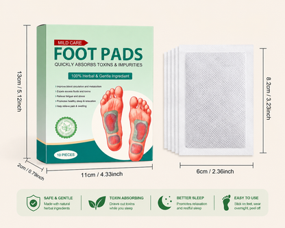 Herbal Detox Foot Pads (Pack of 20)