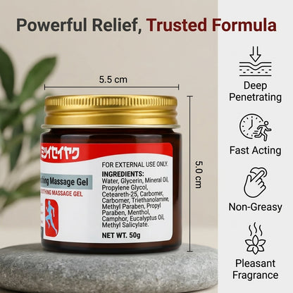 Japanese Instant Pain Relief Soothing Massage Gel (BUY 1 GET 1)